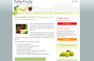 Webdesign tutty fruity